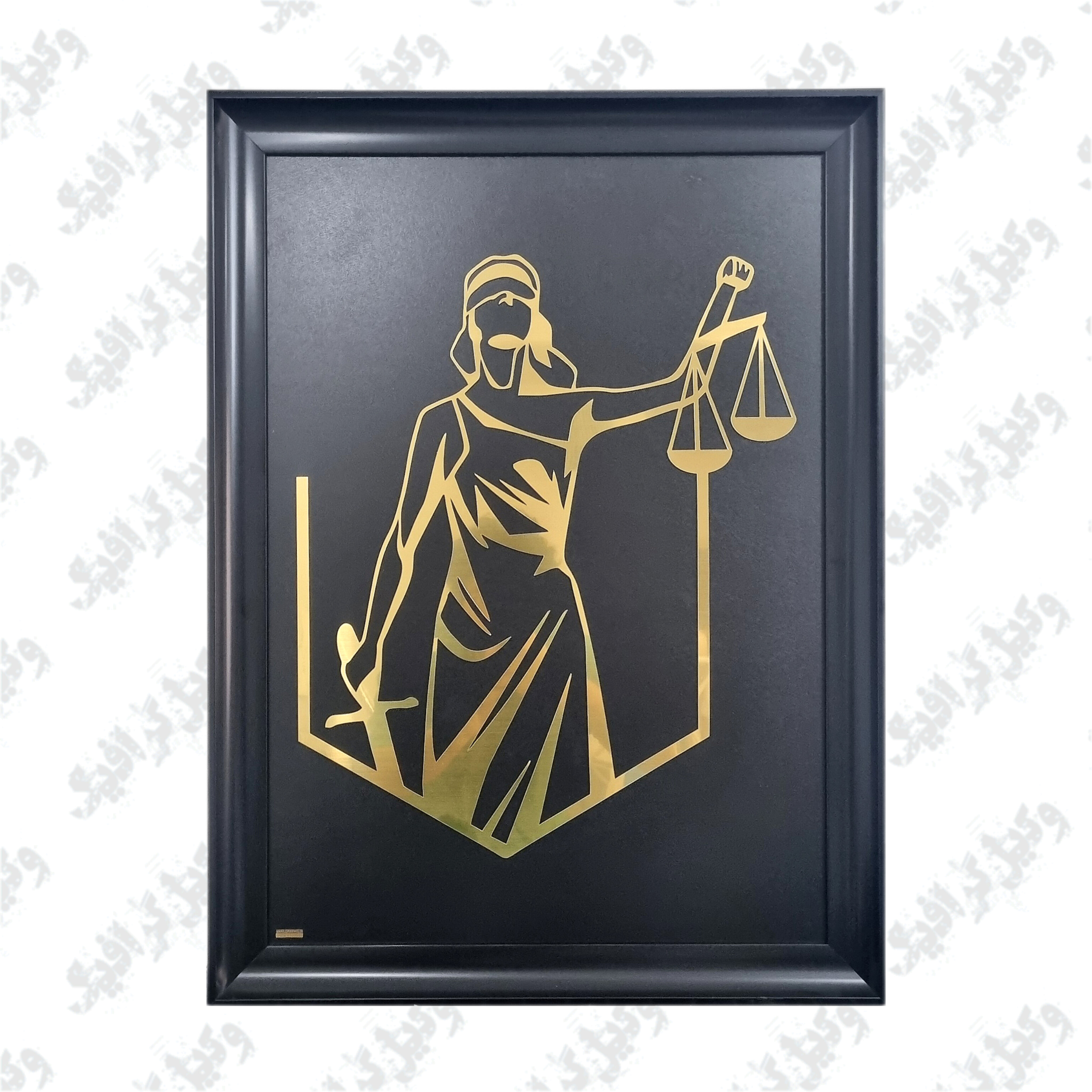 تابلو حروف برجسته ورق طلایی (کد008)