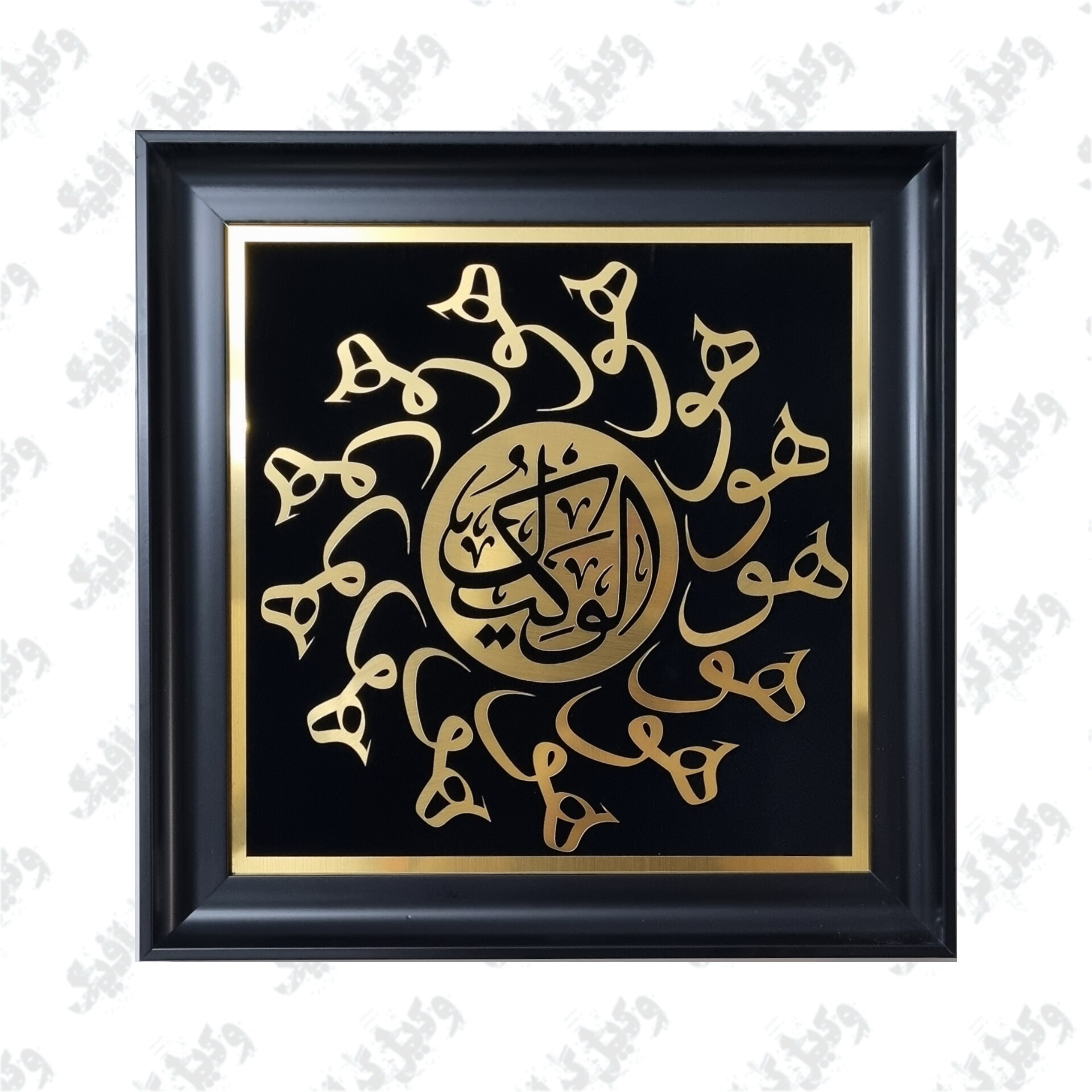 تابلو حروف برجسته ورق طلایی (کد011)