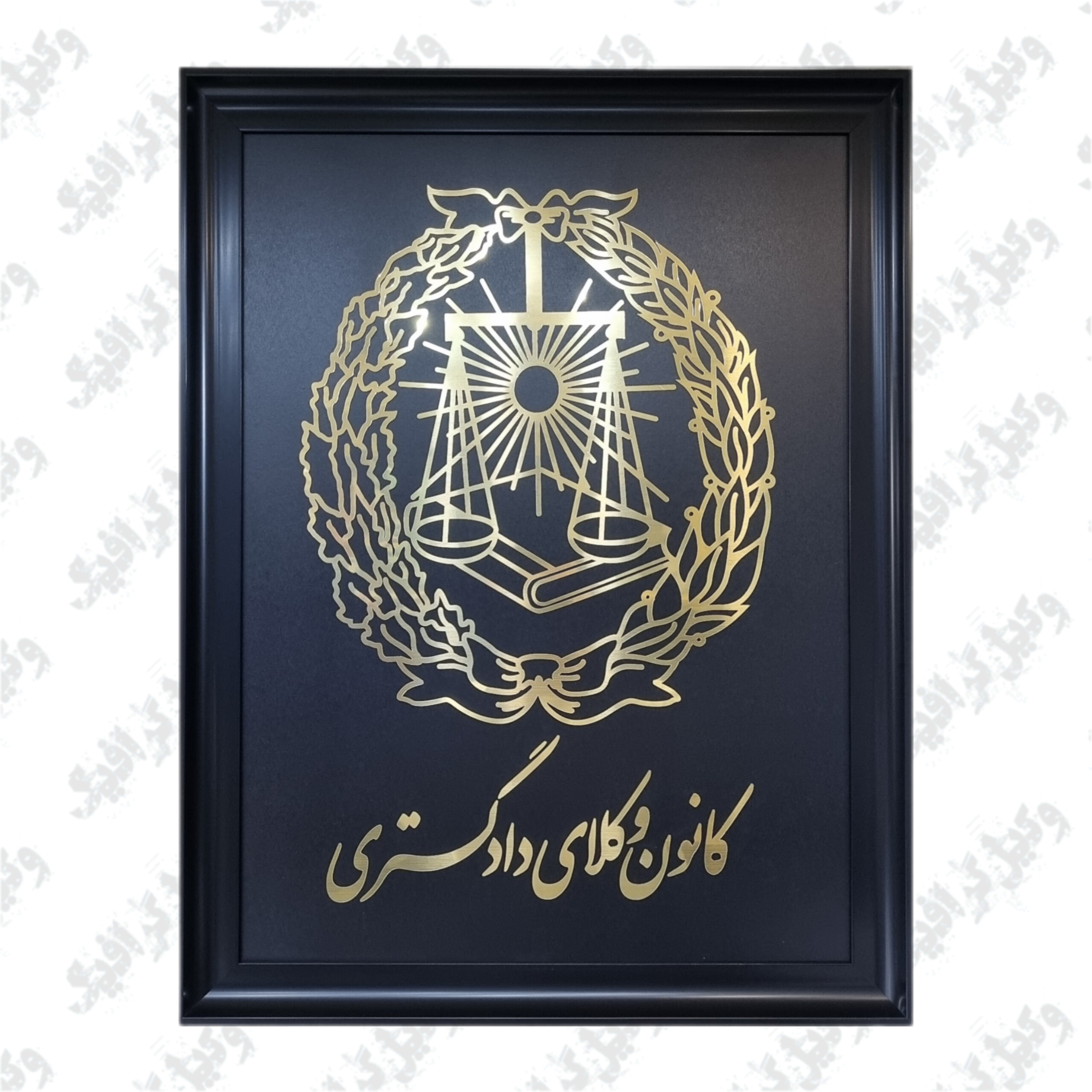 تابلو حروف برجسته ورق طلایی (کد006)